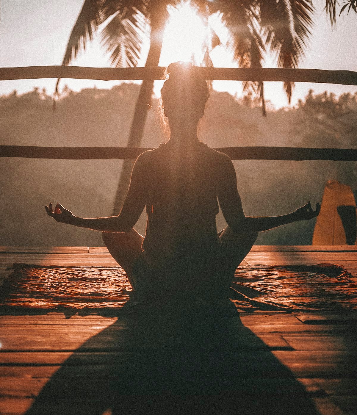 Meditation and dhyan in peaceful natural living